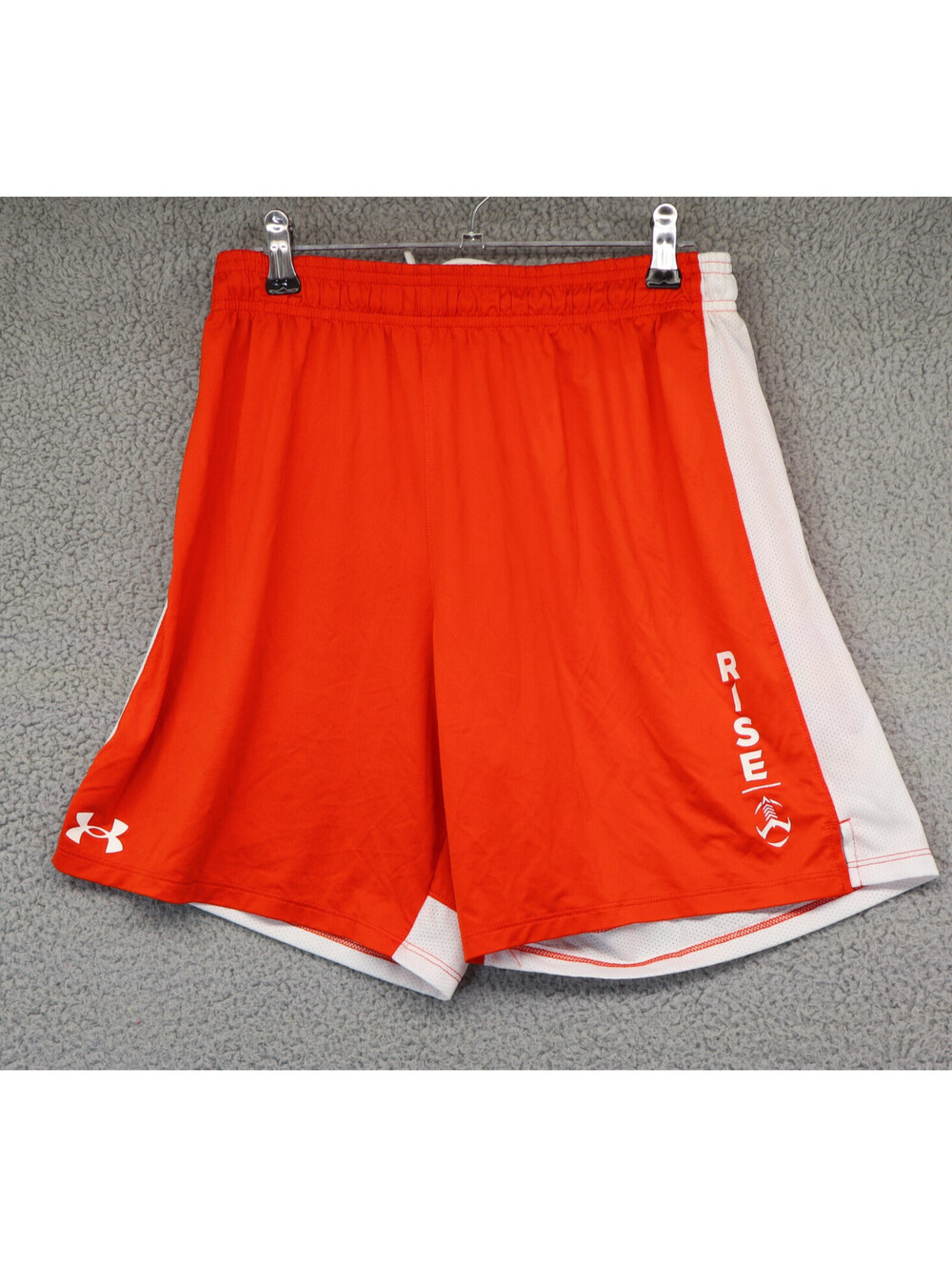 Under Armour Shorts Men Small Red UA Locker Gym Basketball